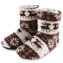 Load image into Gallery viewer, Winter Fur Slippers Women Warm House Slippers Plush Flip Flops Christmas Cotton Indoor Home Shoes Comfort Warm Fluffy Faux Fur Slipper Boots Soft Memory Foam Ankle Booties