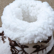 Load image into Gallery viewer, Winter Fur Slippers Women Warm House Slippers Plush Flip Flops Christmas Cotton Indoor Home Shoes Comfort Warm Fluffy Faux Fur Slipper Boots Soft Memory Foam Ankle Booties