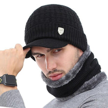 Load image into Gallery viewer, Winter Hat Skellies Beanies Hats Winter Beanies For Men Women Wool Scarf Caps Balaclava Mask Gorgas Bonnet Knitted Hat Set Outdoor Sport Warm Beanies Hat For Men Knitted Hats Bandana Hiking Camping Kid Neck Warmer Cap