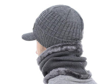 Load image into Gallery viewer, Winter Hat Skellies Beanies Hats Winter Beanies For Men Women Wool Scarf Caps Balaclava Mask Gorgas Bonnet Knitted Hat Set Outdoor Sport Warm Beanies Hat For Men Knitted Hats Bandana Hiking Camping Kid Neck Warmer Cap