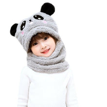 Load image into Gallery viewer, Winter Hat Warm Winter Fashion Adult Kids Winter Fuzzy Plush Balaclava Hat Cartoon Panda Rabbit Windproof Full Cover Earflap Hood Cap Neck Warmer Scarf Fleece Balaclava Hood Ski Mask Cold Weather Face Mask Neck Warmer Winter Nose Warmer