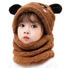 Load image into Gallery viewer, Winter Hat Warm Winter Fashion Adult Kids Winter Fuzzy Plush Balaclava Hat Cartoon Panda Rabbit Windproof Full Cover Earflap Hood Cap Neck Warmer Scarf Fleece Balaclava Hood Ski Mask Cold Weather Face Mask Neck Warmer Winter Nose Warmer