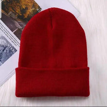Load image into Gallery viewer, Winter Hats For Men Woman New Beanies Knitted Solid Cute Hat Girls Autumn Female Beanie Caps Warmer Stylish Ladies Casual Cap Outdoor Winter Adult Neutral Warm Hats Candy Color Knitted Woolen Hat for Women Men