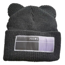 Load image into Gallery viewer, Winter Hats for Woman New Beanies Knitted Hat Cute Ear Girls Autumn Female Beanie Caps Warmer Bonnet Casual Cap Winter Beanie Hats for Women Girls Cable Knit Soft Cute Beanie with Double Pompom Ears Detachable Pompom Fur Hat Girls