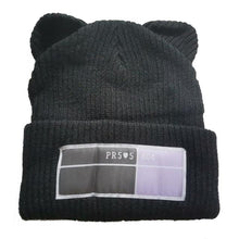 Load image into Gallery viewer, Winter Hats for Woman New Beanies Knitted Hat Cute Ear Girls Autumn Female Beanie Caps Warmer Bonnet Casual Cap Winter Beanie Hats for Women Girls Cable Knit Soft Cute Beanie with Double Pompom Ears Detachable Pompom Fur Hat Girls