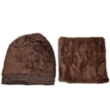 Load image into Gallery viewer, Winter Hats Skellies Beanies Hat Winter Beanies For Men Women Wool Necks Caps Balaclava Mask Gorgas Bonnet Wool Knitted Hat Scarf Hat Set Outdoor Sport Warm Beanies Hat For Men Knitted Hats Bandana Hiking Camping Kid Neck Warmer Cap