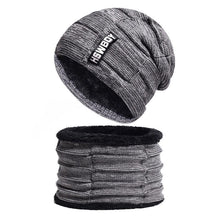 Load image into Gallery viewer, Winter Hats Skellies Beanies Hat Winter Beanies For Men Women Wool Necks Caps Balaclava Mask Gorgas Bonnet Wool Knitted Hat Scarf Hat Set Outdoor Sport Warm Beanies Hat For Men Knitted Hats Bandana Hiking Camping Kid Neck Warmer Cap