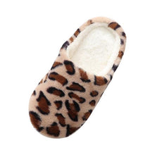 Load image into Gallery viewer, Winter Home Slippers Women Cotton Shoes Soft Plush Indoor Slippers Shoes For Women Men Couple Warm Fur Slippers Cute Comfy Fuzzy Knitted Memory Foam Slip On House Slippers