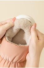 Load image into Gallery viewer, Winter House Warm Women Fur Slippers Waterproof Upper Couples Plush Shoes Home Men Fluffy Slides Warm Memory Foam House Slippers Cozy Winter Womens House Shoes Fur Indoor Outdoor Slippers