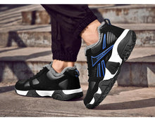 Load image into Gallery viewer, Winter Leather Sneakers Keep Warm Waterproof Mans Sneakers Work Casual Shoes Mens Autumn Anti-slip Leather Lace Up Lightweight Soft Modern Comfortable Classic Walking Sneakers