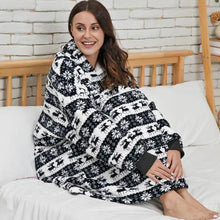 Load image into Gallery viewer, Winter Oversized Wearable Blanket Women Hoodies Sweatshirt TV Blanket With Sleeves Pullover Warm Soft Unisex Hoody Comfortable Sweatshirts For Autumn