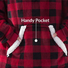 Load image into Gallery viewer, Winter Oversized Wearable Blanket Women Hoodies Sweatshirt TV Blanket With Sleeves Pullover Warm Soft Unisex Hoody Comfortable Sweatshirts For Autumn