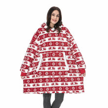 Load image into Gallery viewer, Winter Oversized Wearable Blanket Women Hoodies Sweatshirt TV Blanket With Sleeves Pullover Warm Soft Unisex Hoody Comfortable Sweatshirts For Autumn