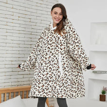 Load image into Gallery viewer, Winter Oversized Wearable Blanket Women Hoodies Sweatshirt TV Blanket With Sleeves Pullover Warm Soft Unisex Hoody Comfortable Sweatshirts For Autumn