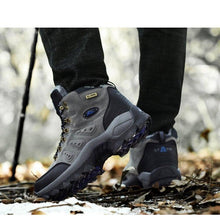 Load image into Gallery viewer, Winter Plush Warm Men's Boots Comfortable Non-slip Hiking Walking Boots Men's Outdoor Hunting Sports Snow Boots Waterproof Lightweight Warm Ankle Booties Comfortable Casual Hiking Boots