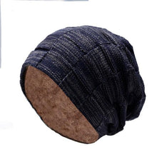 Load image into Gallery viewer, Winter Scarf Hat Set Outdoor Sport Warm Beanies Hat For Men Knitted Hats Bandana Hiking Camping Kid Neck Warmer Cap Neck Gaiter Winter Knitted Beanie Scarf Men Hat Neck Warmer Gaiter Face Cover Winter Beanie Hat Scarf Set Fleece Lined Skull Cap Winter Hat
