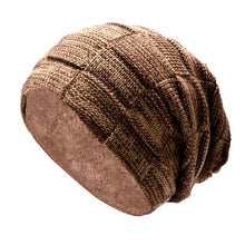 Load image into Gallery viewer, Winter Scarf Hat Set Outdoor Sport Warm Beanies Hat For Men Knitted Hats Bandana Hiking Camping Kid Neck Warmer Cap Neck Gaiter Winter Knitted Beanie Scarf Men Hat Neck Warmer Gaiter Face Cover Winter Beanie Hat Scarf Set Fleece Lined Skull Cap Winter Hat