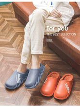 Load image into Gallery viewer, Winter Slippers Warm Men Shoes Waterproof Women Couples Non-Slip Plush Cotton Indoor Outdoor Cozy Home Autumn Thick Slippers Cozy Slip-On Memory Foam Fur House Slippers Warm Fleece Lining Indoor Outdoor Garden Bedroom Plush Shoes