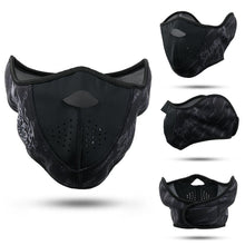 Load image into Gallery viewer, Winter Thermal Balaclava Fleece Half Face Mask Neck Warmer Ear Cover Ski Windproof Snowboard Scarf Bandana Helmet Cap Men Women Mask Headwear Scarf Bandana Hood Half Breathable Dustproof Hang-Ear Cap Bike Headbands Face Cover