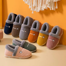Load image into Gallery viewer, Winter Warm Home Slippers Women Cat Non-Slip Home Shoes Indoor Floor Bedroom Couple Plush House Slippers Comfort Plush Cute House Lucky Cat Warm Indoor Home Shoes