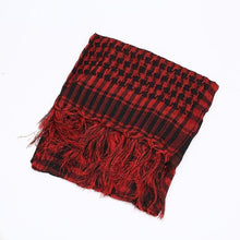 Load image into Gallery viewer, Winter Warm Unisex Fashion Lightweight Military Men Scarves Arab Tactical Desert Army Keffiyeh Scarf Military Scarves Shemagh Palestine Islamic Multifunction Tactical cotton head Scarf square Arabic Keffiyeh Wrap Bandana Women Men
