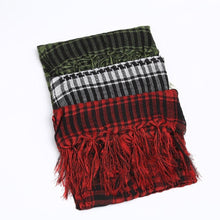 Load image into Gallery viewer, Winter Warm Unisex Fashion Lightweight Military Men Scarves Arab Tactical Desert Army Keffiyeh Scarf Military Scarves Shemagh Palestine Islamic Multifunction Tactical cotton head Scarf square Arabic Keffiyeh Wrap Bandana Women Men