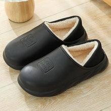 Load image into Gallery viewer, Winter Waterproof Home Slippers Womens New Plush Warm House Soft Slippers Non-Slip Memory Foam Couples Shoes Women's Cozy Warm Slippers Memory Foam Indoor Outdoor Winter Slippers