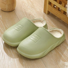 Load image into Gallery viewer, Winter Waterproof Home Slippers Womens New Plush Warm House Soft Slippers Non-Slip Memory Foam Couples Shoes Women's Cozy Warm Slippers Memory Foam Indoor Outdoor Winter Slippers