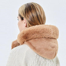 Load image into Gallery viewer, Winter Women 3 in 1 Knitted Ski Hat With Scarf Neck Warmer Fleece Lined Hood Face Mask Adult Balaclava For Outdoor Sports Balaclava Wind-Resistant Winter Face Mask Fleece Ski Mask for Men and Women Warm Face Cover Hat Cap Scarf