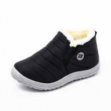 Load image into Gallery viewer, Winter Women Boots Waterproof Snow Shoes Flat Casual Winter Soft Shoes Ankle Boots For Women Snow Boots Winter Slip On Ankle Comfortable Booties Anti-Slip Water Resistant Fully Fur Lined Outdoor Shoes