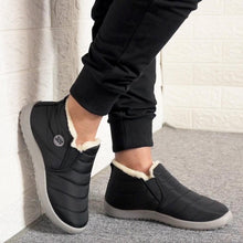 Load image into Gallery viewer, Winter Women Boots Waterproof Snow Shoes Flat Casual Winter Soft Shoes Ankle Boots For Women Snow Boots Winter Slip On Ankle Comfortable Booties Anti-Slip Water Resistant Fully Fur Lined Outdoor Shoes