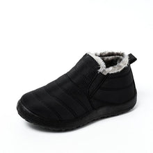Load image into Gallery viewer, Winter Women Boots Waterproof Snow Shoes Flat Casual Winter Soft Shoes Ankle Boots For Women Snow Boots Winter Slip On Ankle Comfortable Booties Anti-Slip Water Resistant Fully Fur Lined Outdoor Shoes