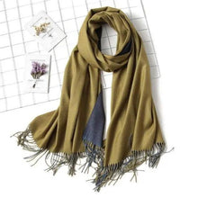 Load image into Gallery viewer, Winter Women Scarf Fashion Solid Soft Scarves For Lady Shawls Wrap Casual Wear Travel Friendly For Winter Fall Winter Classic Warm Soft Chunky Warm Scarves Wrap Scarf