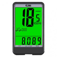 Load image into Gallery viewer, Wired Bicycle Computer Waterproof Backlight Bike Cycling Odometer Stopwatch Speedometer Watch LED Digital Bicycle Speedometer Odometer Wireless Bicycle Computer With Backlight Waterproof LCD Display And Multi-Functional