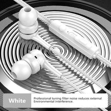 Load image into Gallery viewer, Wired Earphones In-Ear For Computer PC 3.5mm Earbuds Stereo Headset Gamer Handsfree With Mic Wired Earbuds Noise Isolating in-Ear Headphones Earphones with Mic Volume Control 3.5mm Plug for Sports Workout Compatible