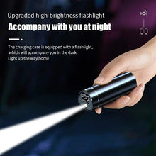 Load image into Gallery viewer, Wireless Bluetooth 5.1 Earphones Wireless Charging Case IPX8 Waterproof Stereo Headphones In Ear Built in Mic Headset Touch Control Earbuds Wireless Earbuds Case With Flashlight Noise Isolating Clear Calls Rich Bass In-Ear Sports Headset