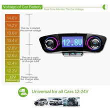 Load image into Gallery viewer, Wireless Bluetooth Handsfree Calling Car Charger FM Transmitter