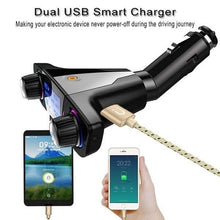 Load image into Gallery viewer, Wireless Bluetooth Handsfree Calling Car Charger FM Transmitter