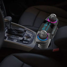 Load image into Gallery viewer, Wireless Bluetooth Handsfree Calling Car Charger FM Transmitter