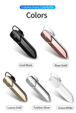 Load image into Gallery viewer, Wireless Bluetooth Headset Business Hands Free Long Standby V5.0 Earphones Waterproof Sport Earbuds With Microphone For Driving