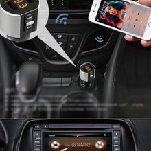 Load image into Gallery viewer, Wireless Car Mp3 FM Transmitter USB Charger