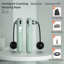 Load image into Gallery viewer, Wireless Electronic Jump Rope With Counter Speed Skipping Adjustable Soft Anti-Slip Handle Skipping Rope With Calorie Counter Adjustable Digital Jump Rope For Indoor Workout Fitness