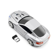 Load image into Gallery viewer, Wireless Mouse Blue Car Shaped Design 1600DPI Mouse USB Optical Ergonomic 3D Sports Car Mice For Laptop
