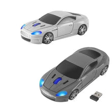 Load image into Gallery viewer, Wireless Mouse Blue Car Shaped Design 1600DPI Mouse USB Optical Ergonomic 3D Sports Car Mice For Laptop