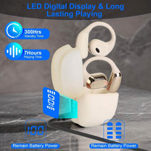 Load image into Gallery viewer, Wireless V5.4 Open Ear Earbuds with Earhook LED Display Charging Case