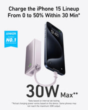 Load image into Gallery viewer, Anker Nano Power Bank (30W, Built-In USB-C Cable)