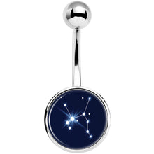 Load image into Gallery viewer, Zodiac Constellation Sagittarius Belly Ring