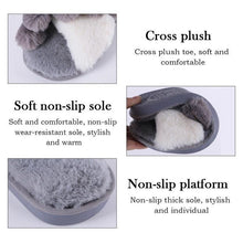 Load image into Gallery viewer, Woman Bedroom Winter Slippers Warm Home Slippers Women Shoes Indoor House Slippers Comfy House Shoes Slip On Memory Foam Bedroom Slippers Indoor Home Shoes