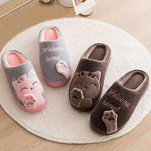 Load image into Gallery viewer, Woman Bedroom Winter Slippers Warm Home Slippers Women Shoes Indoor House Slippers Comfy House Shoes Slip On Memory Foam Bedroom Slippers Indoor Home Shoes