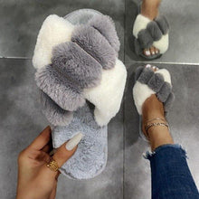 Load image into Gallery viewer, Woman Bedroom Winter Slippers Warm Home Slippers Women Shoes Indoor House Slippers Comfy House Shoes Slip On Memory Foam Bedroom Slippers Indoor Home Shoes